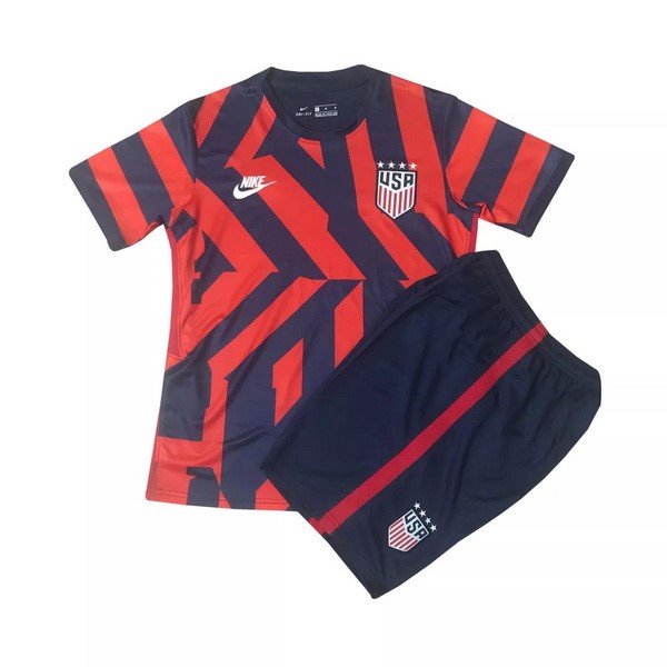 Maillot Football États Unis Exterieur Enfant 2021 Rouge